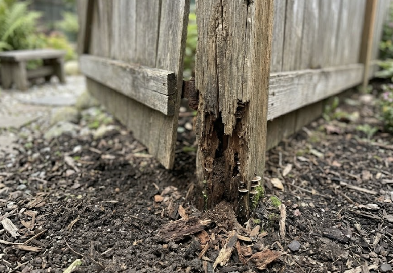 Fence failing at ground level